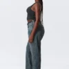Resolute Curve High Waisted Regular Straight Jeans – Second Blue – Medium Blue