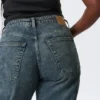 Resolute Curve High Waisted Regular Straight Jeans – Second Blue – Medium Blue
