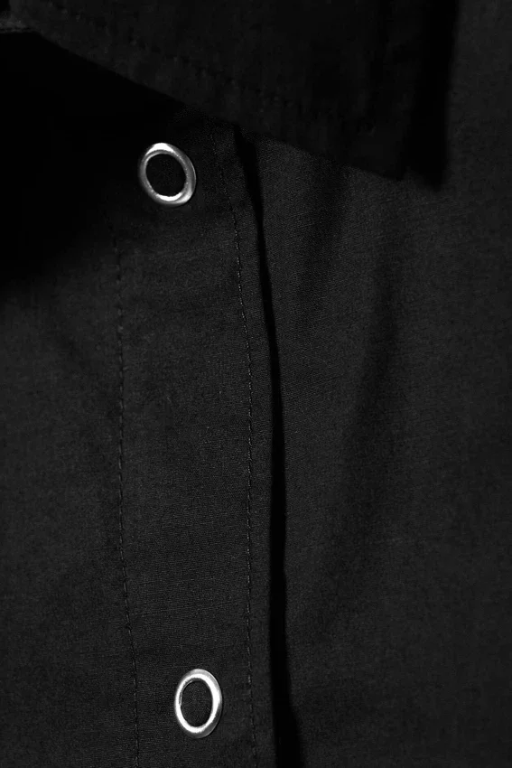 Ärmelloses Shirt mit Neckholder – Schwarz Ärmelloses Shirt mit Neckholder – Schwarz