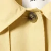 Rosabel Lockerer Einreiher-Trenchcoat – Hellgelb