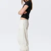 Rosabel – Weite Bloomers mit niedriger Leibhöhe und Spitzenbesatz – Weiß Rosabel – Weite Bloomers mit niedriger Leibhöhe und Spitzenbesatz – Weiß