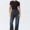 Rowe Super High Waisted Regular Straight Jeans – Angel Blue – Dunkelblau Rowe Super High Waisted Regular Straight Jeans – Angel Blue – Dunkelblau