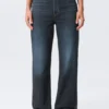 Rowe Super High Waisted Regular Straight Jeans – Angel Blue – Dunkelblau Rowe Super High Waisted Regular Straight Jeans – Angel Blue – Dunkelblau