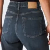 Rowe Super High Waisted Regular Straight Jeans – Angel Blue – Dunkelblau Rowe Super High Waisted Regular Straight Jeans – Angel Blue – Dunkelblau