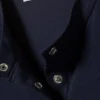 Schmal geschnittene, langärmelige Strickjacke mit Knopfleiste – Dunkelblau