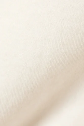 Schmal geschnittenes Baumwoll-T-Shirt mit kurzen Ärmeln – Off-White Schmal geschnittenes Baumwoll-T-Shirt mit kurzen Ärmeln – Off-White