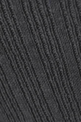 Schmal geschnittenes, gestricktes Tanktop mit U-Boot-Ausschnitt – Dunkelgrau Schmal geschnittenes, gestricktes Tanktop mit U-Boot-Ausschnitt – Dunkelgrau