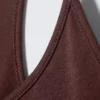 Schmal geschnittenes Racerback-Tanktop – Burgunderrot Schmal geschnittenes Racerback-Tanktop – Burgunderrot