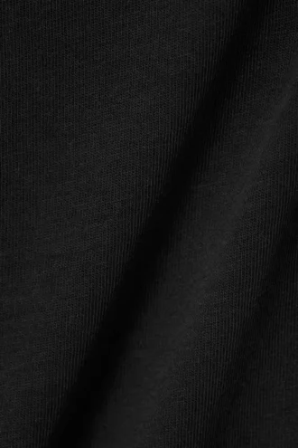 Schmal geschnittenes Tanktop mit Trägern – Schwarz