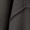 Schwerer Pullover mit Trichterkragen und Reißverschluss – Dunkelgrau Schwerer Pullover mit Trichterkragen und Reißverschluss – Dunkelgrau