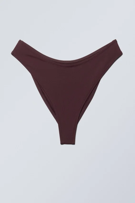 Scoop-Bikinihose – Dunkelbraun Scoop-Bikinihose – Dunkelbraun
