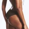 Scoop-Bikinihose – Dunkelbraun Scoop-Bikinihose – Dunkelbraun