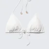 Shell Triangel-Bikini-Oberteil – Weiß Shell Triangel-Bikini-Oberteil – Weiß
