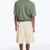 Shorts aus Leinenmischung – Hellbeige Shorts aus Leinenmischung – Hellbeige