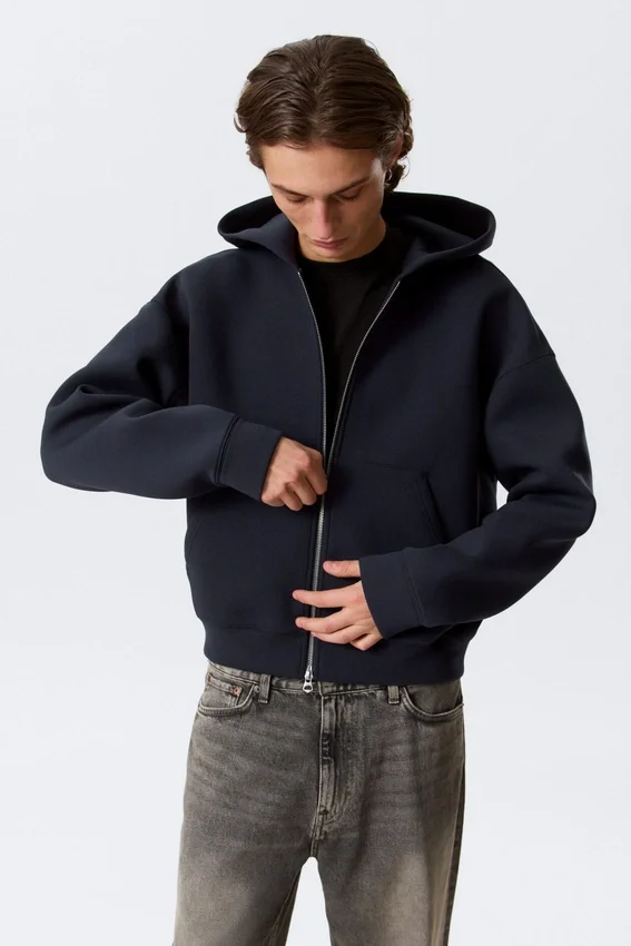 Simon Scuba Zip Kapuzenpullover – Dunkelblau Simon Scuba Zip Kapuzenpullover – Dunkelblau