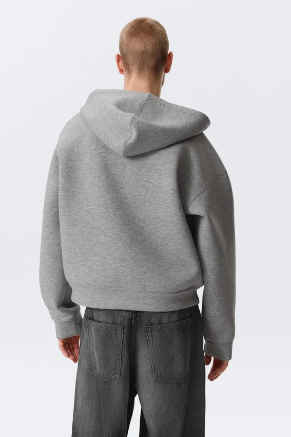 Simon Scuba Zip Kapuzenpullover – Grau meliert Simon Scuba Zip Kapuzenpullover – Grau meliert