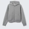 Simon Scuba Zip Kapuzenpullover – Grau meliert Simon Scuba Zip Kapuzenpullover – Grau meliert