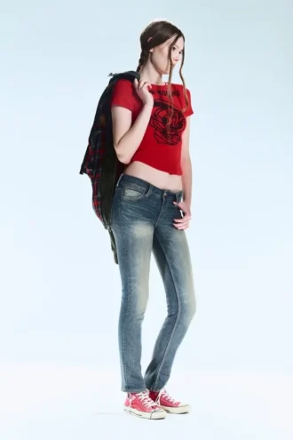 Sleezie Low Rise Skinny Jeans – Getönt, streifig, dunkelblau | Cheap Monday Gb Sleezie Low Rise Skinny Jeans – Getönt, streifig, dunkelblau | Cheap Monday Gb