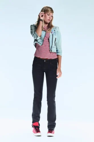 Sleezie Low Waist Skinny Straight Jeans – Extra Blue Rinse Sleezie Low Waist Skinny Straight Jeans – Extra Blue Rinse