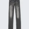 Sleezie Low Waist Skinny Straight Jeans – Swab Black Sleezie Low Waist Skinny Straight Jeans – Swab Black