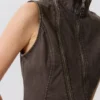 Slim Curvy Mini-Kleid mit Reißverschluss – Dunkelgrau Slim Curvy Mini-Kleid mit Reißverschluss – Dunkelgrau
