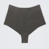 Slips aus gewaschener Baumwolle – gewaschen, schwarz Slips aus gewaschener Baumwolle – gewaschen, schwarz