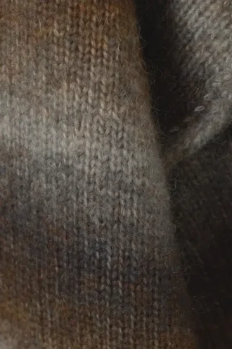Space-Dye-Strickpullover – Braun Space-Dye
