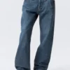 Space Mid Rise Relaxed Straight Jeans – Morning Blue – Dunkelblau Space Mid Rise Relaxed Straight Jeans – Morning Blue – Dunkelblau