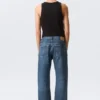Space Mid Rise Relaxed Straight Jeans – Morning Blue – Dunkelblau Space Mid Rise Relaxed Straight Jeans – Morning Blue – Dunkelblau