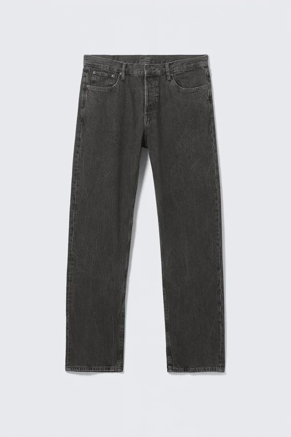 Space Mid Rise Relaxed Straight Jeans – Risso Black – Schwarz Space Mid Rise Relaxed Straight Jeans – Risso Black – Schwarz