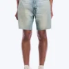 Space Relaxed Denim-Shorts in mittlerer Länge – Port Blue – Hellblau Space Relaxed Denim-Shorts in mittlerer Länge – Port Blue – Hellblau