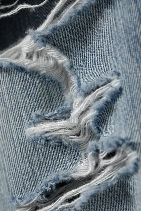 Space Relaxed Straight Leg Distressed Jeans – Distressed Blue Space Relaxed Straight Leg Distressed Jeans – Distressed Blue