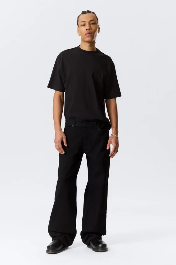 Sphere Low Rise Loose Straight Jeans – Black Rinse – Schwarz Sphere Low Rise Loose Straight Jeans – Black Rinse – Schwarz