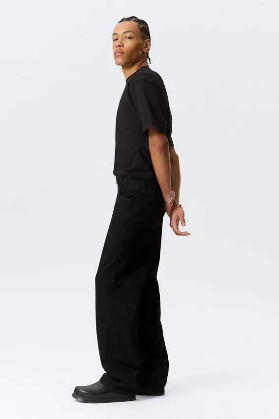Sphere Low Rise Loose Straight Jeans – Black Rinse – Schwarz Sphere Low Rise Loose Straight Jeans – Black Rinse – Schwarz