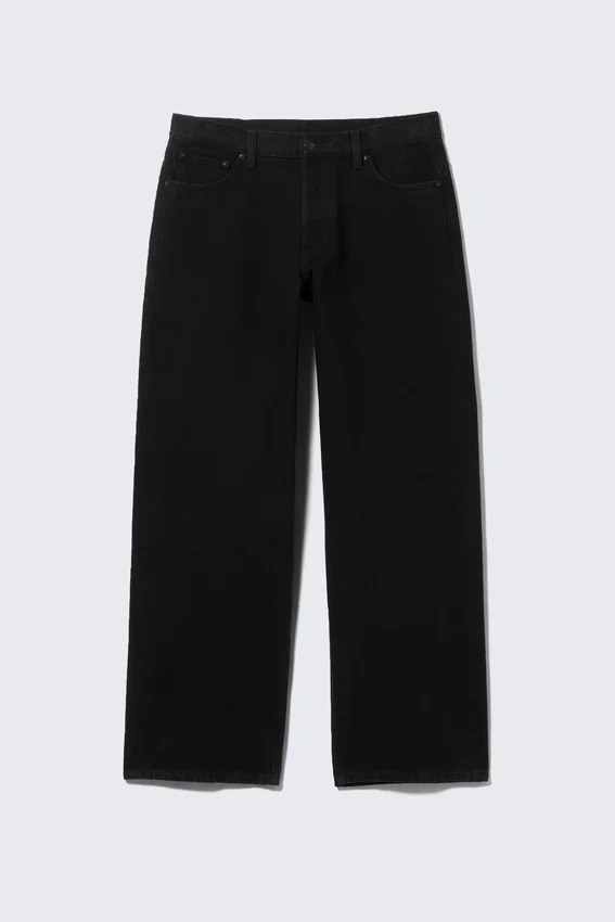 Sphere Low Rise Loose Straight Jeans – Black Rinse – Schwarz Sphere Low Rise Loose Straight Jeans – Black Rinse – Schwarz