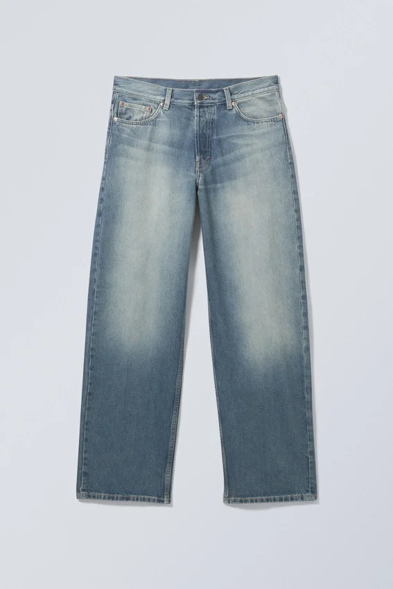 Sphere Low Rise Loose Straight Jeans – Jackpot Blue – Mittelblau Sphere Low Rise Loose Straight Jeans – Jackpot Blue – Mittelblau