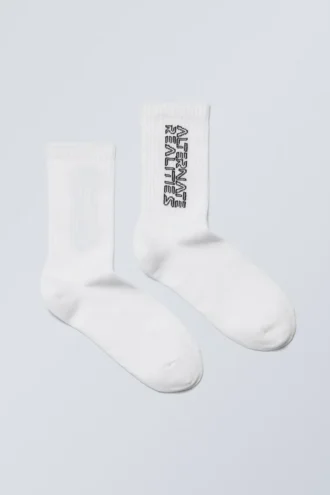 Sport-Socken mit Aufdruck – Alternate Realities
