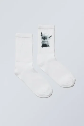 Sport-Socken mit Aufdruck – Kitten