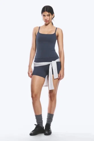 Sport-Top mit Trägern – Marineblau