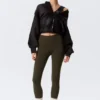 Sportleggings mit hoher Taille – Dunkelbraun Sportleggings mit hoher Taille – Dunkelbraun