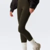 Sportleggings mit hoher Taille – Dunkelbraun Sportleggings mit hoher Taille – Dunkelbraun