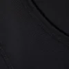 Sportliches Maxikleid mit ausgestelltem Rock – Schwarz Sportliches Maxikleid mit ausgestelltem Rock – Schwarz
