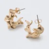 Spun Hoops – Golden Spun Hoops – Golden