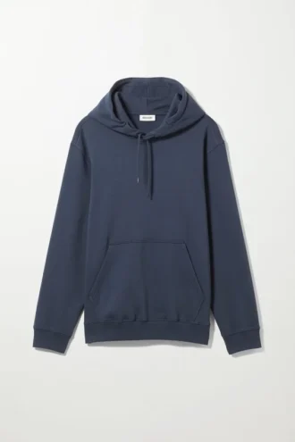 Standard-Kapuzenpullover in mittlerer Stärke – Blau