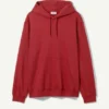 Standard-Kapuzenpullover in mittlerer Stärke – Blutrot Standard-Kapuzenpullover in mittlerer Stärke – Blutrot