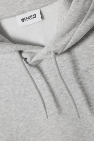 Standard-Kapuzenpullover in mittlerer Stärke – Grau