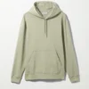 Standard-Kapuzenpullover in mittlerer Stärke – Khaki-Grün Standard-Kapuzenpullover in mittlerer Stärke – Khaki-Grün