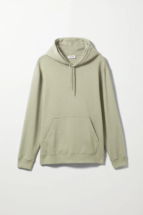 Standard-Kapuzenpullover in mittlerer Stärke – Khaki-Grün Standard-Kapuzenpullover in mittlerer Stärke – Khaki-Grün