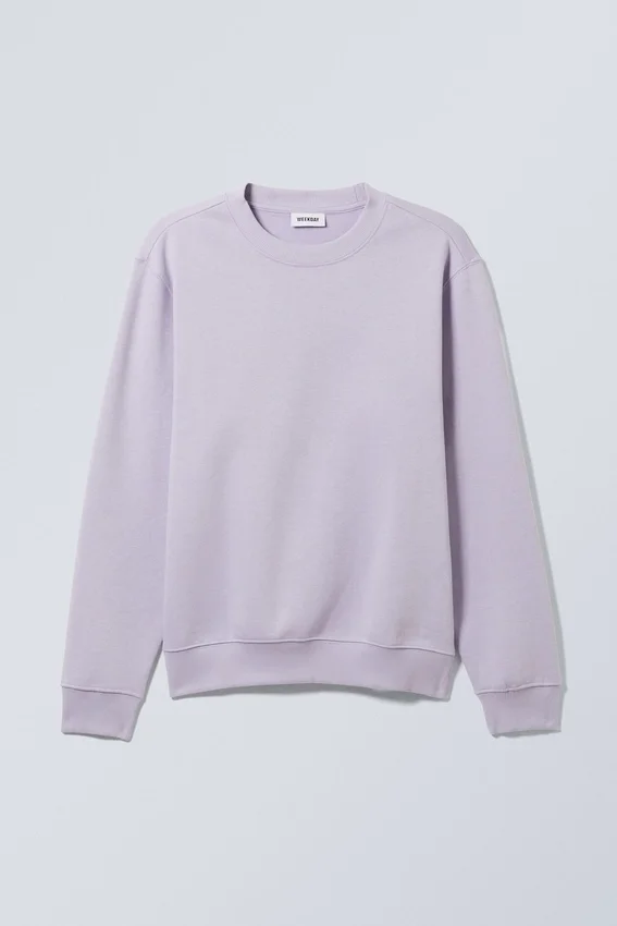Standard-Sweatshirt mittlerer Stärke – Hellstaubiges Lila Standard-Sweatshirt mittlerer Stärke – Hellstaubiges Lila