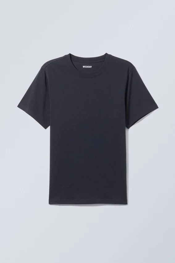 Standard-T-Shirt in mittlerer Stärke – Dunkelblau Standard-T-Shirt in mittlerer Stärke – Dunkelblau
